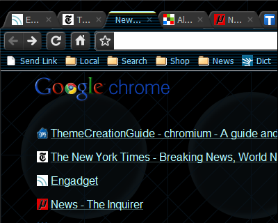 OpticBlue Theme Preview 2