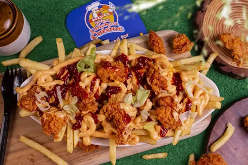 Cheesy Chicken Popcorn Fries