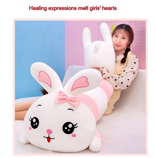 Title 13, Puppy Rabbit Plush Toy Pillow, Soft and Cuddly,...