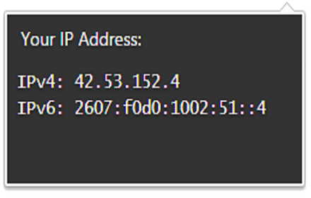 My Current IP / IPv6 Address Preview image 0