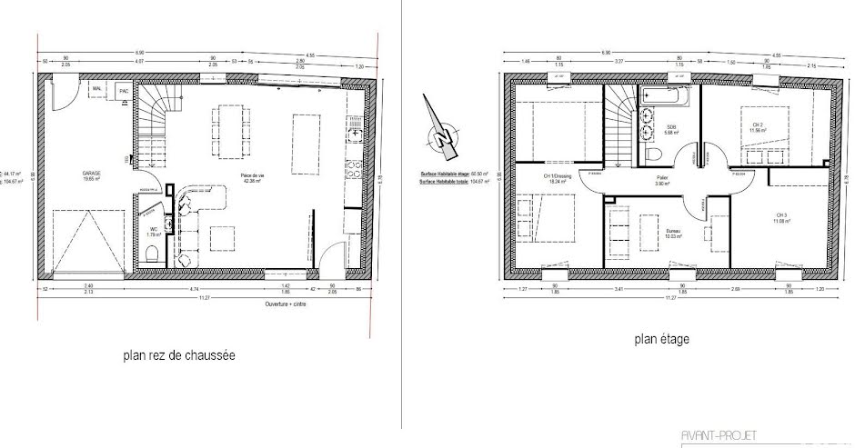 Vente maison 6 pièces 105 m² à Les Sorinières (44840), 145 500 €