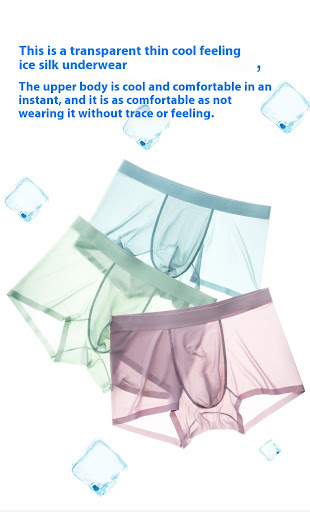 Title 7, Ice Silk Nude Feel Mid-waist Comfortable 7A Ant...