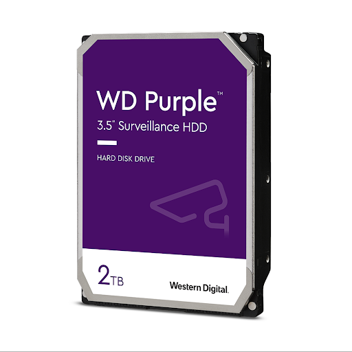 Ổ cứng HDD Western Digital Purple 2TB 3.5" SATA 3 - WD22PURZ