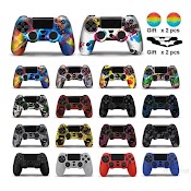 Vỏ Bọc Silicon Dẻo Họa Tiết Rằn Ri Cho Tay Cầm Chơi Game Ps4 Control 4