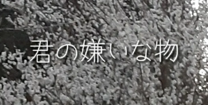 「君の嫌いな物(完結済)」のメインビジュアル