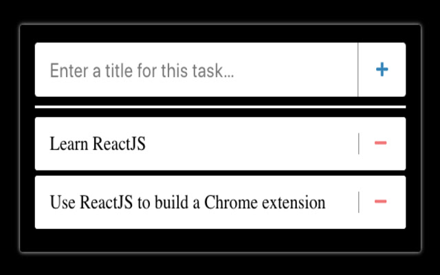 Your tasks chrome extension