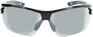 Optic Nerve Tach Polarized Sunglasses: Shiny Black/Gray, with Polarized Smoke/Silver Flash Lens alternate image 1