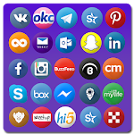 Cover Image of 下载 All in one social media network pro 1.9 APK