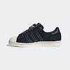 neighborhood x adidas superstar 80s core black/core black/off white