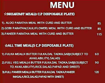 Thaliwala Pure Veg menu 