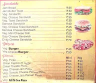 Pizza & Sandwich Corner menu 1