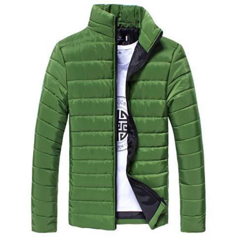 Piumino da uomo ispessito Giacca invernale calda e avvolgente per uomo. Offre maggiore volume e protezione dal freddo. Ideale per temperature rigide.