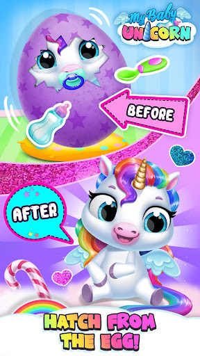 PC u7528 My Baby Unicorn - Virtual Pony Pet Care & Dress Up 2