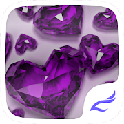 Purple Crystal Heart Theme 1.1.3 Icon