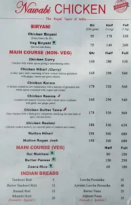 Nawabi Chicken menu 2