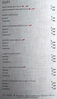 Sri Aroma menu 1