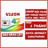 Sim Viettel Sim 4G Viettel V120N Tặng 120Gb /Tháng Gọi Miễn Phí - 6Umax4G Không Hạn Chế Da Ta