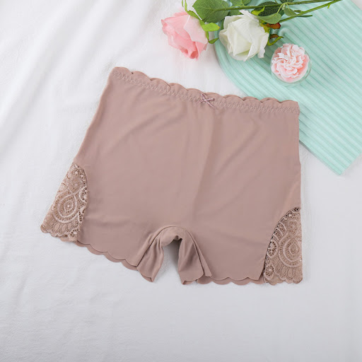 Title 3, Lace Womens Ice Silk Solid Color Smooth Boxers...