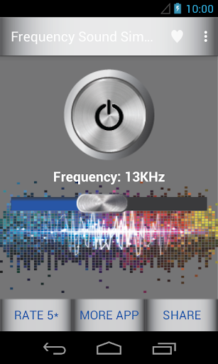 Frequency Sound Simulated