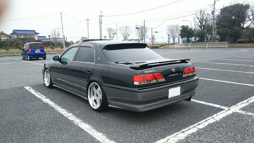 クレスタ Jzx100の愛車紹介 エムズガレージ レッドメモリー ホイール交換 車高調整に関するカスタム メンテナンスの投稿画像 車 のカスタム情報はcartune