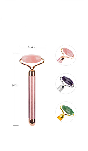 Title 16, One jade roller beauty stick for dual use, mass...