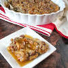 Thumbnail For Praline Pecan Bread Pudding On A Plate With Rum Sauce.