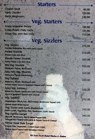 A.D.'s Zaika menu 1