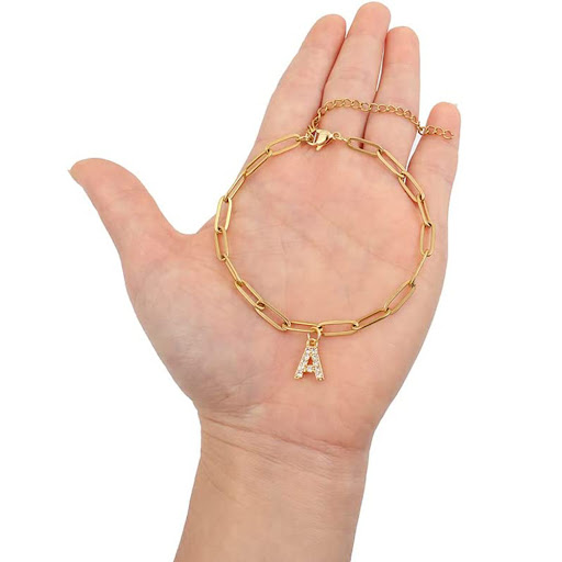 Title 1, Womens Fashion New Initial Letter Bracelet, Pe...