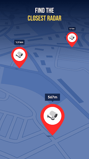 Screenshot Radar Map, Radar Detector, HUD