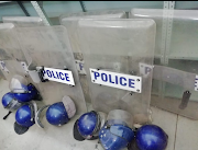 Police arrested two suspects after finding SAPS protective gear and drugs in a storeroom at a block of flats in Hillbrow. 
Image: 