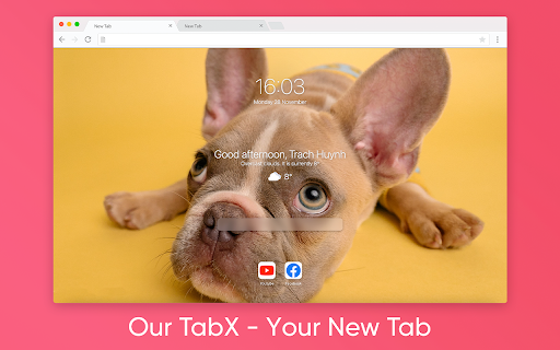 TabX - Minimalist New Tab