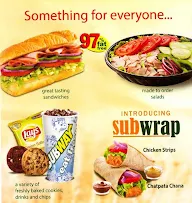 Subway menu 3