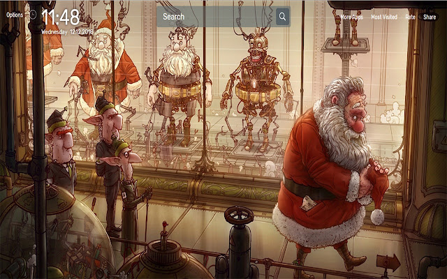 Santa Wallpapers NewTab Theme