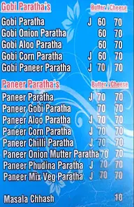 A2 To P2 Paratha menu 2
