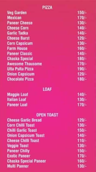 Cafe Chaska menu 3