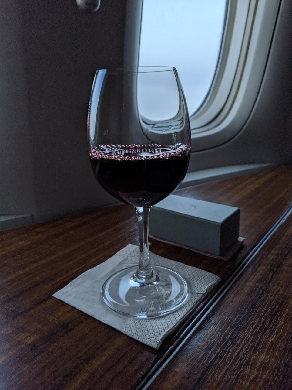 Cathay Pacific First Class Chocolate and Lynch Bages