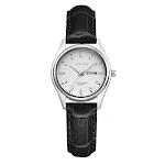 Womens black belt and white p