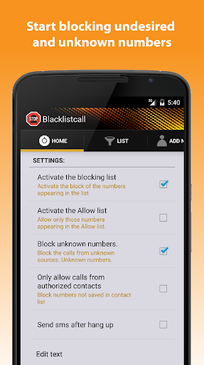 Blacklistcall pro