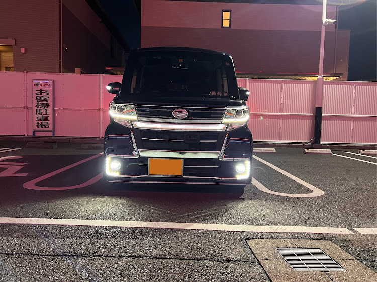 タントカスタムの花粉症はつらいよ・光り物にこだわる・ドライブに関するカスタム事例の投稿画像1枚目