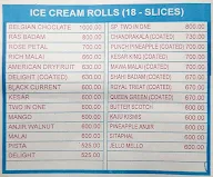 Jain Dugdhalay menu 1