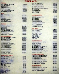 Raj Darbar Restaurant menu 1