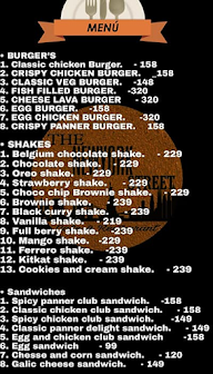 The New York Street menu 1