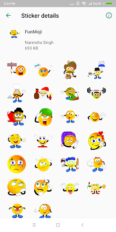 HD Emoji Stickers - WAStickerAppsのおすすめ画像5