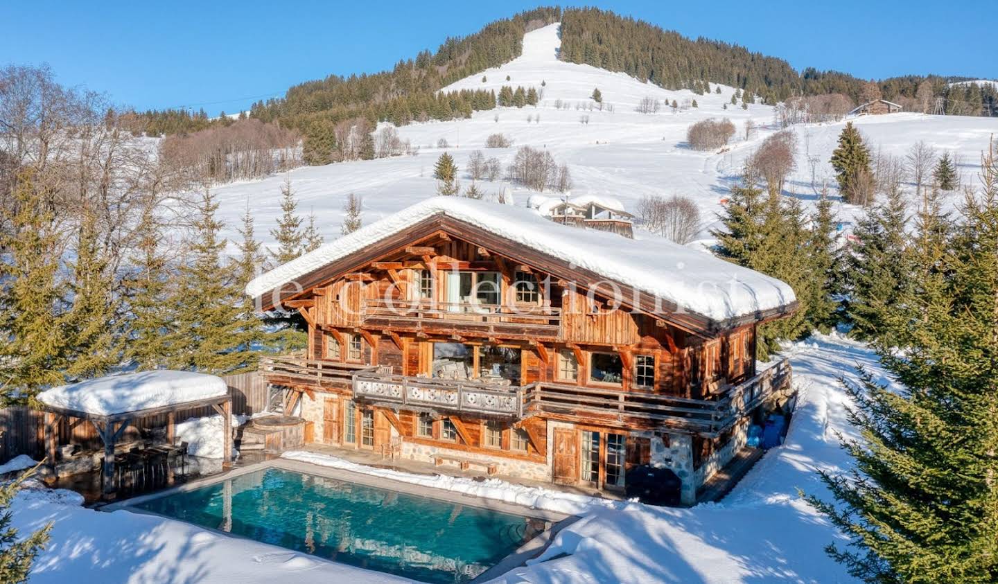 House with pool Megeve