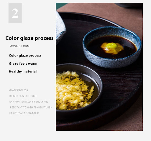 Title 7, Creative Circular Japanese Seasoning Dish for H...