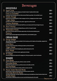 Shakezone menu 1