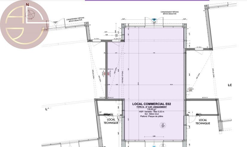 Vente locaux professionnels  139 m² à Muret (31600), 381 922 €