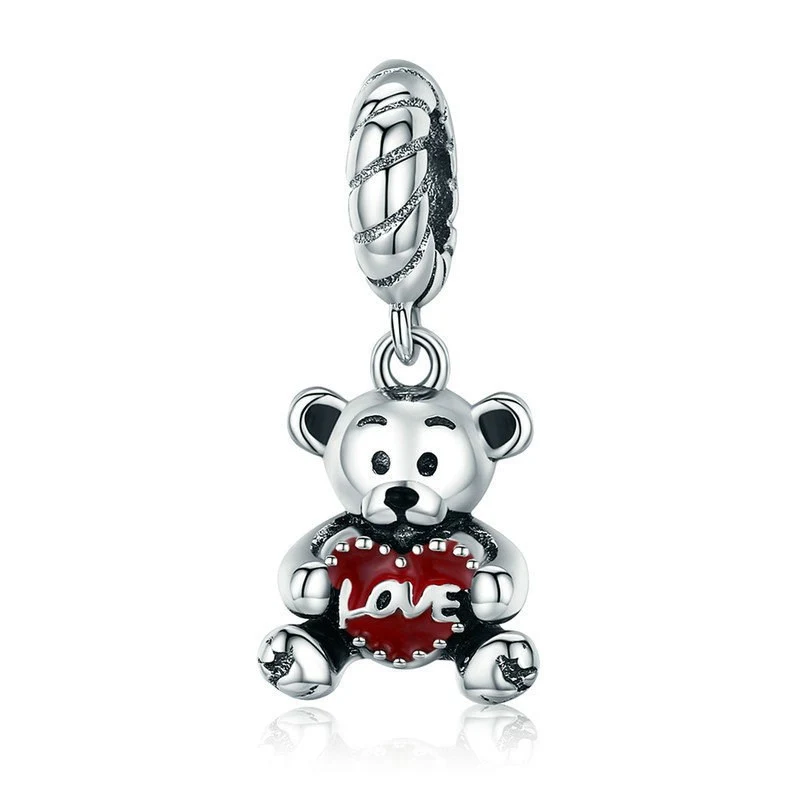Pendentif en argent sterling pour bracelet DIY perlé femme. Accessoires pour créer des bijoux uniques et personnalisés.