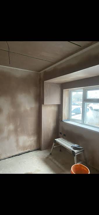 Plastering work completed  album cover