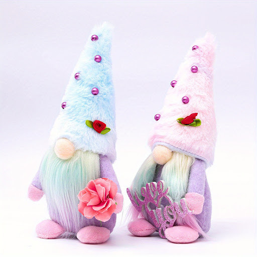 Title 4, Creative Desktop Decoration Tie-dyed Faceless D...